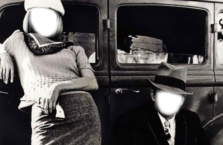 Bonnie and Clyde Fotomontaggio