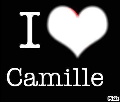 I love camille Fotomontage