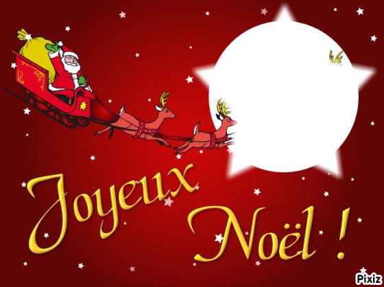 Joyeux noël! Fotomontagem