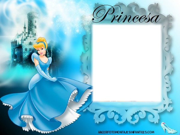 Princesa Cinderella Fotomontáž