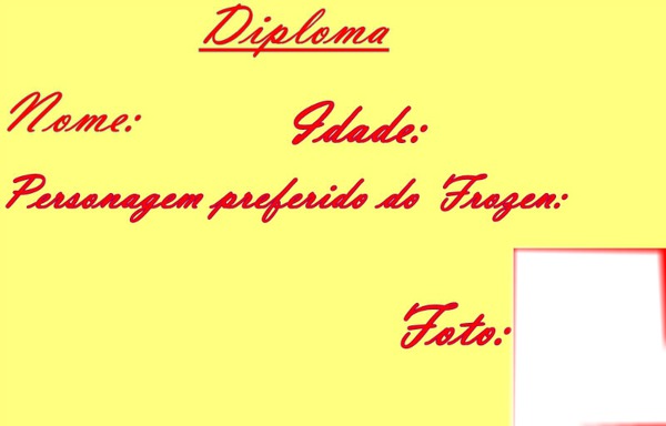 diploma Fotomontasje