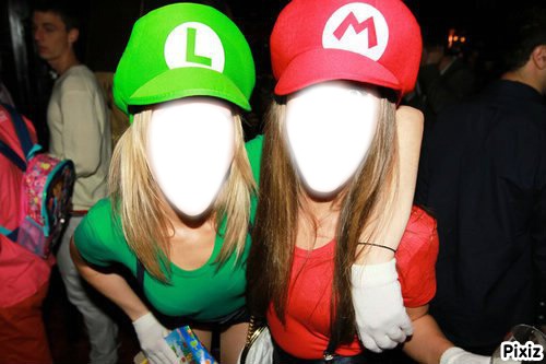 Mario et luigi Фотомонтажа