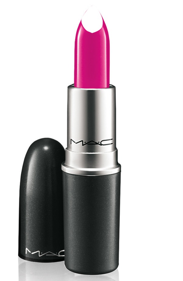 M.A.C Pink Lipstick Photo frame effect