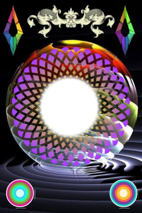 "fantasie met gekleurde cirkels" Fotomontasje