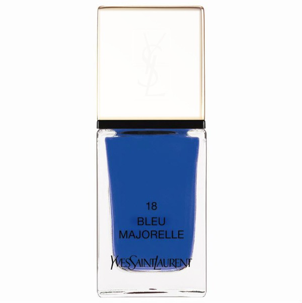 Yves Saint Laurent La Laque Couture Oje Bleu Majorelle Fotomontagem