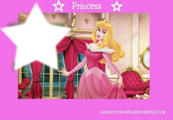 Princesa Aurora Fotomontaža