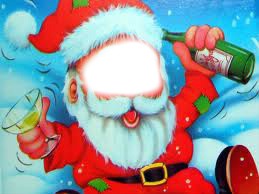 Papai Noel Photo frame effect