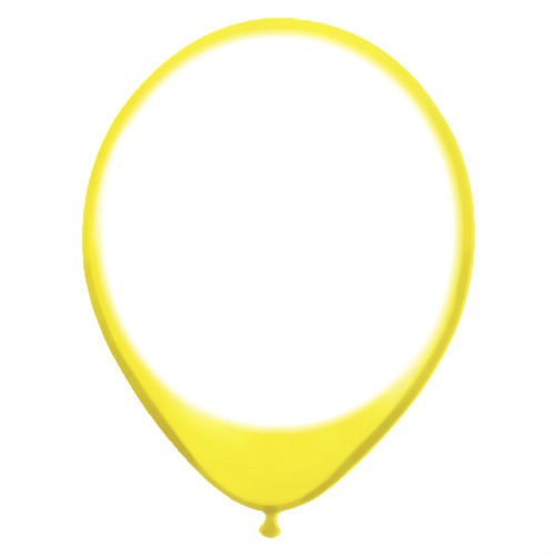 balloune jaune Fotomontaža