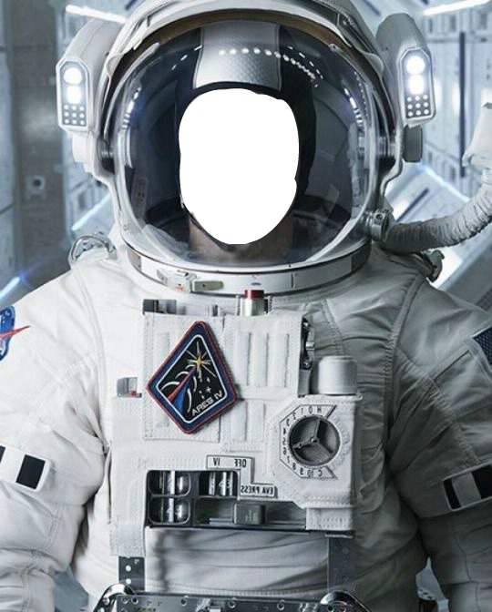Astronaut Valokuvamontaasi