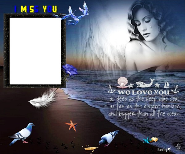 WE LOVE YOU AS DEEP AS THE BLUE SEA Montage photo
