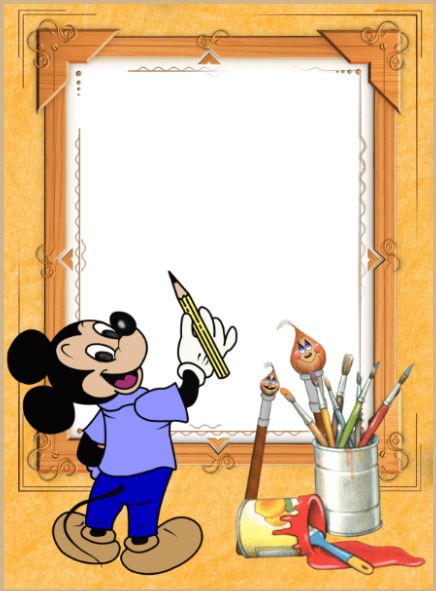 Cc Mickey pintor Fotomontagem