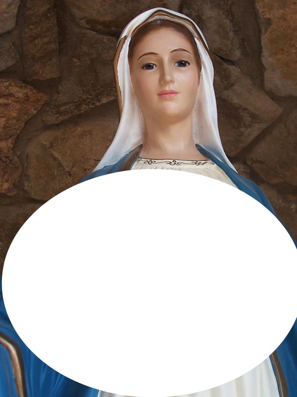 Virgen Maria Fotomontāža
