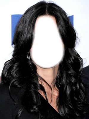 Cheveux noir Photomontage