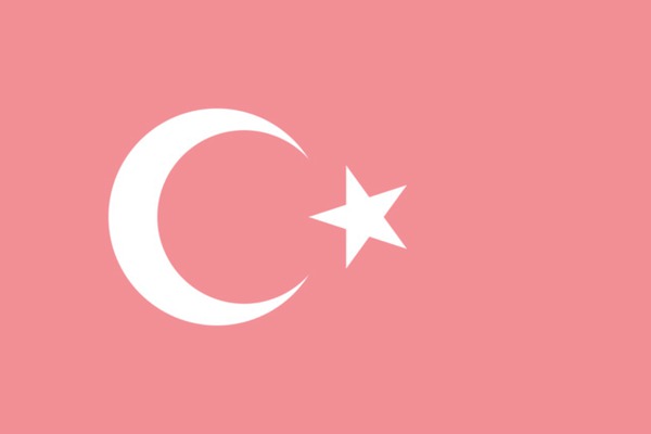 flagge türkei Fotomontage