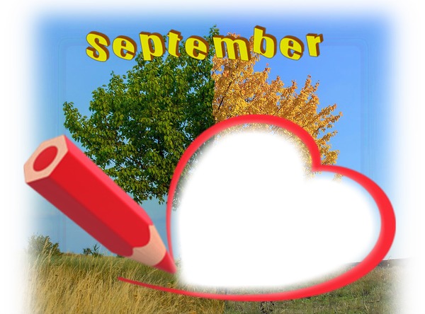 Hello September! Andrea51 Photo frame effect