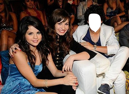 Selena, Demi, Nick Photomontage