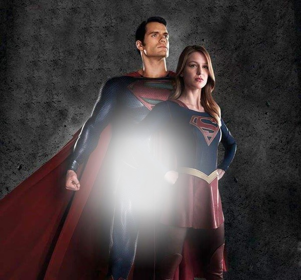 superman v supergirl Fotomontažas