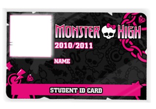 Carnet de Monster High フォトモンタージュ