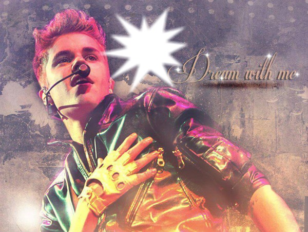 Dream with Bieber Fotomontage