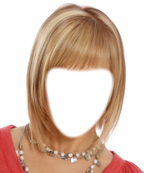 coupe de cheveux femme Fotomontaż