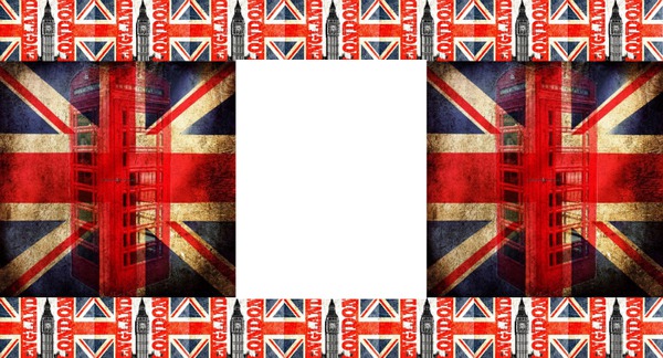 drapeau Londres Photomontage