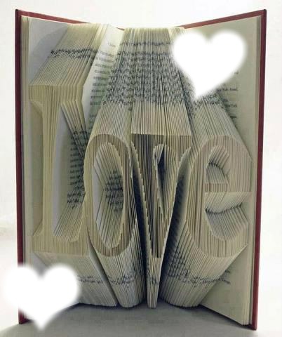 love en livres Фотомонтажа