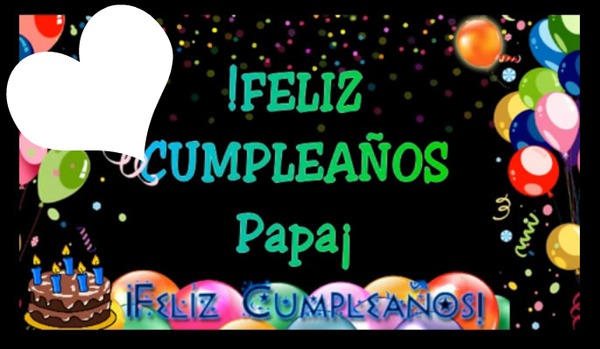 cumpleaños papa Photomontage