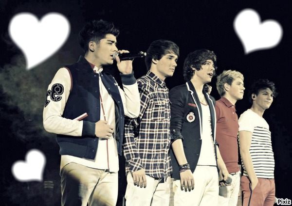 One Direction. Fotomontažas