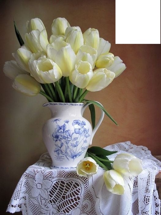Table fleurie Valokuvamontaasi