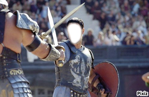 gladiator Montaje fotografico