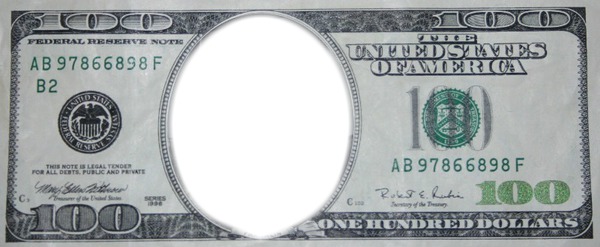 Dollar Bill Montaje fotografico