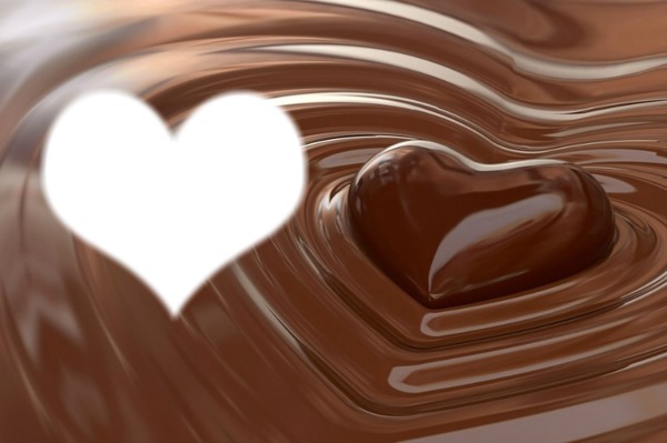 j'aime le chocolat フォトモンタージュ