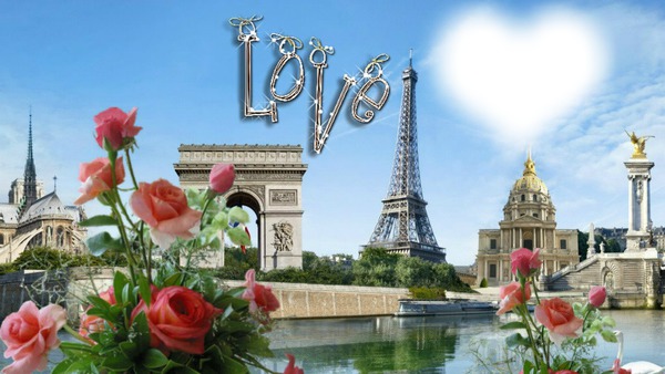J'aime Paris ! Photomontage