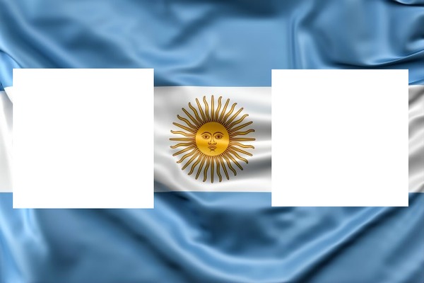 Bandera Argentina Photo frame effect