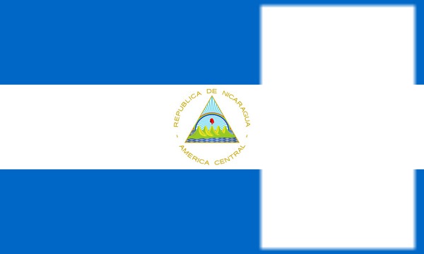 Nicaragua flag Фотомонтажа