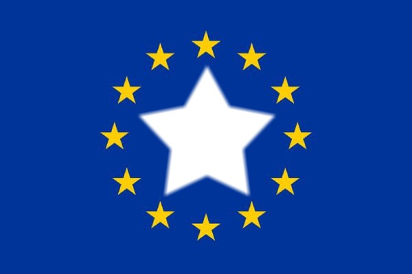 European Union flag Fotomontage