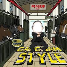 gangnam style psy Fotomontage