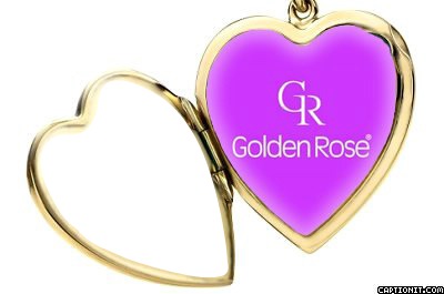 Golden Rose Gold Necklace Fotomontaggio