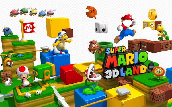 SUPER MARIO 3D LAND Fotomontáž