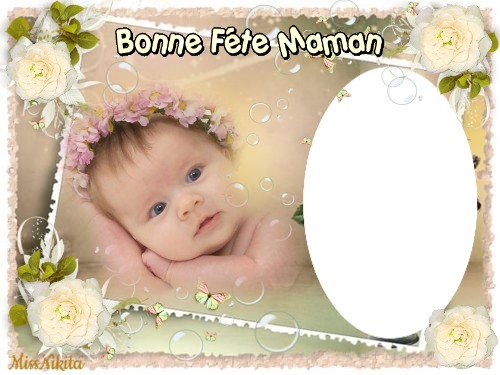 Bonne Fête Maman Fotomontāža