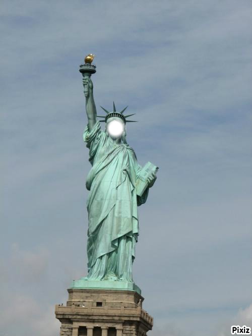 Statue of Liberty Photo frame effect
