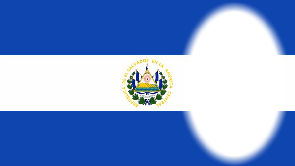 Bandera de El Salvador Fotomontaža