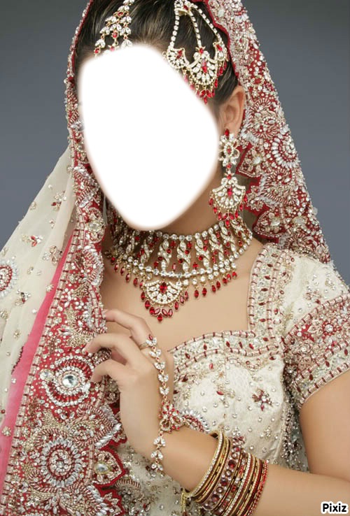 indian dress Fotomontaggio