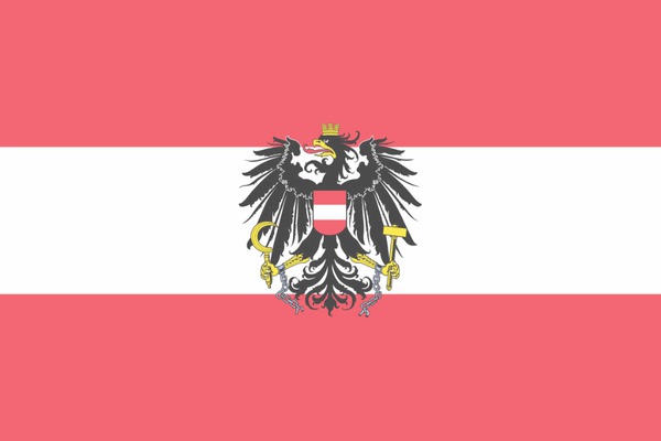 Austria flag Montage photo