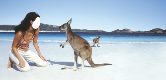 australie Fotomontáž