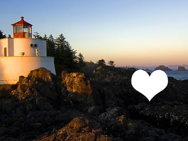 le phare de l'amour Fotomontaža