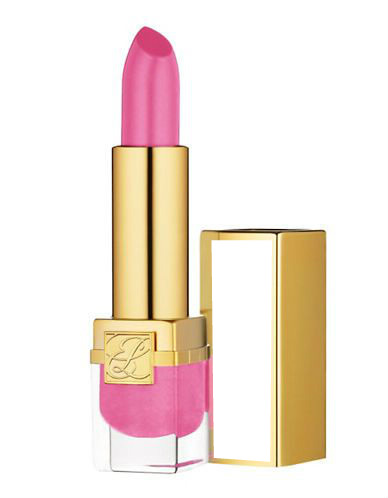 Estee Lauder Pure Color Crystal Lipstick in Pink フォトモンタージュ