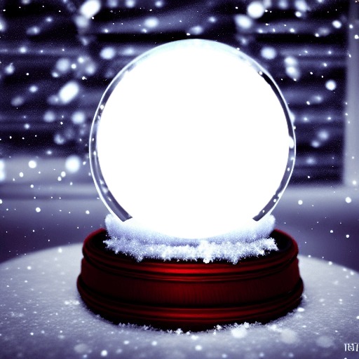 Boule de Noël Photomontage