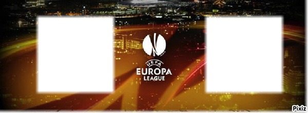 foot europa league vs Photo frame effect