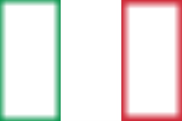 bandiera italiana Fotomontaggio